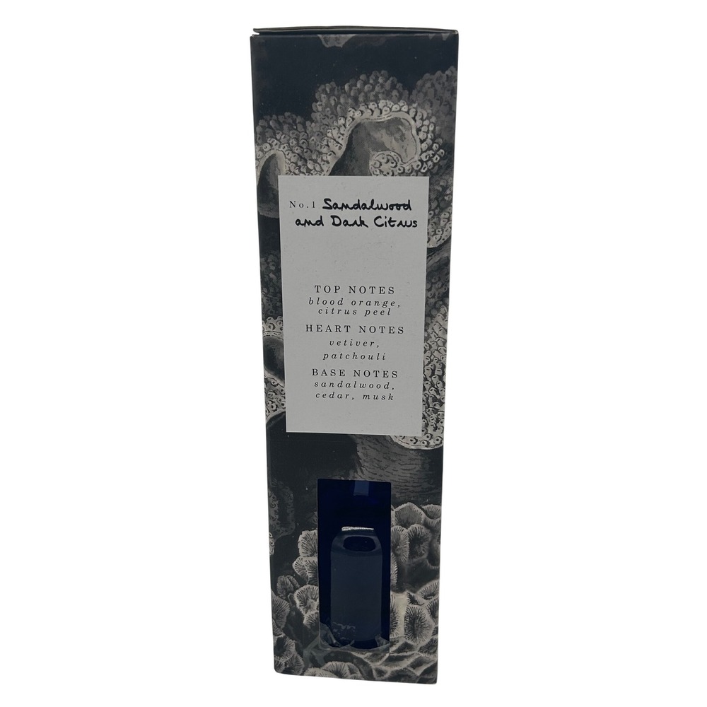 Curated Makers Library of Scent No 1 Sandalwood Dark Citrus Reed Diffuser 150ml
